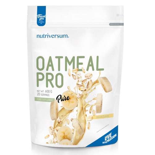 Nutriversum Oatmeal Pro, 600 Grams